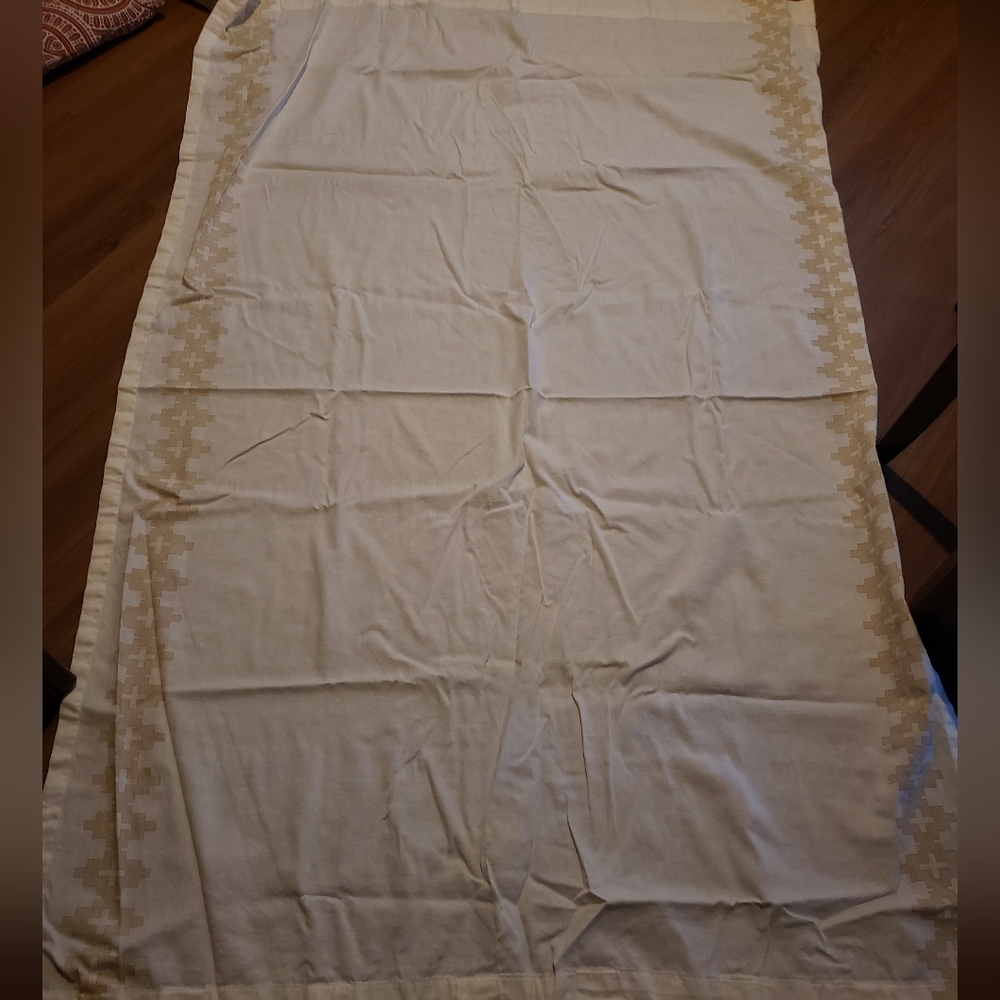 Linen curtains